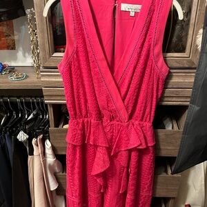 Pink mini dress